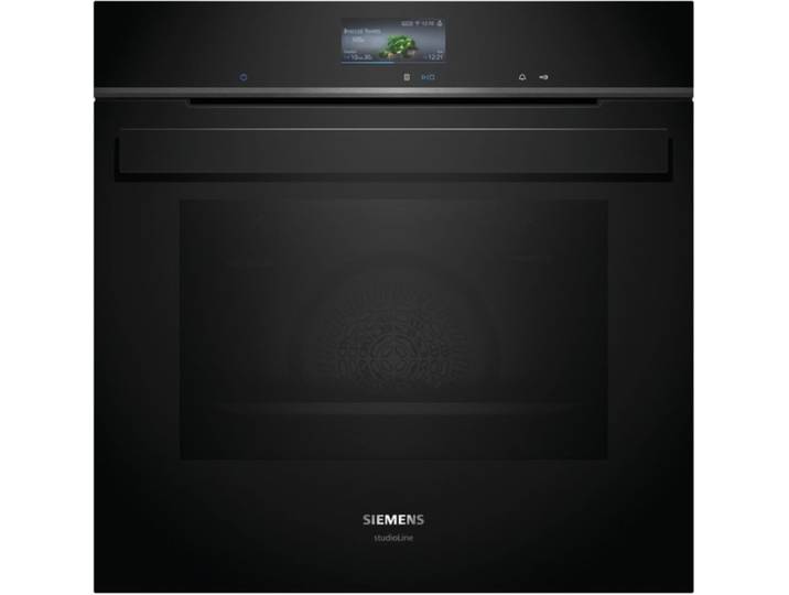 SIEMENS Einbaubackofen iQ700 HB976GMB1, iQ700 Einbau-Backofen, Schwarz, Edelstahl, EEK: A+, Pyrolyse-Selbstreinigung, activeClean - Pyrolytische Selbstreinigung