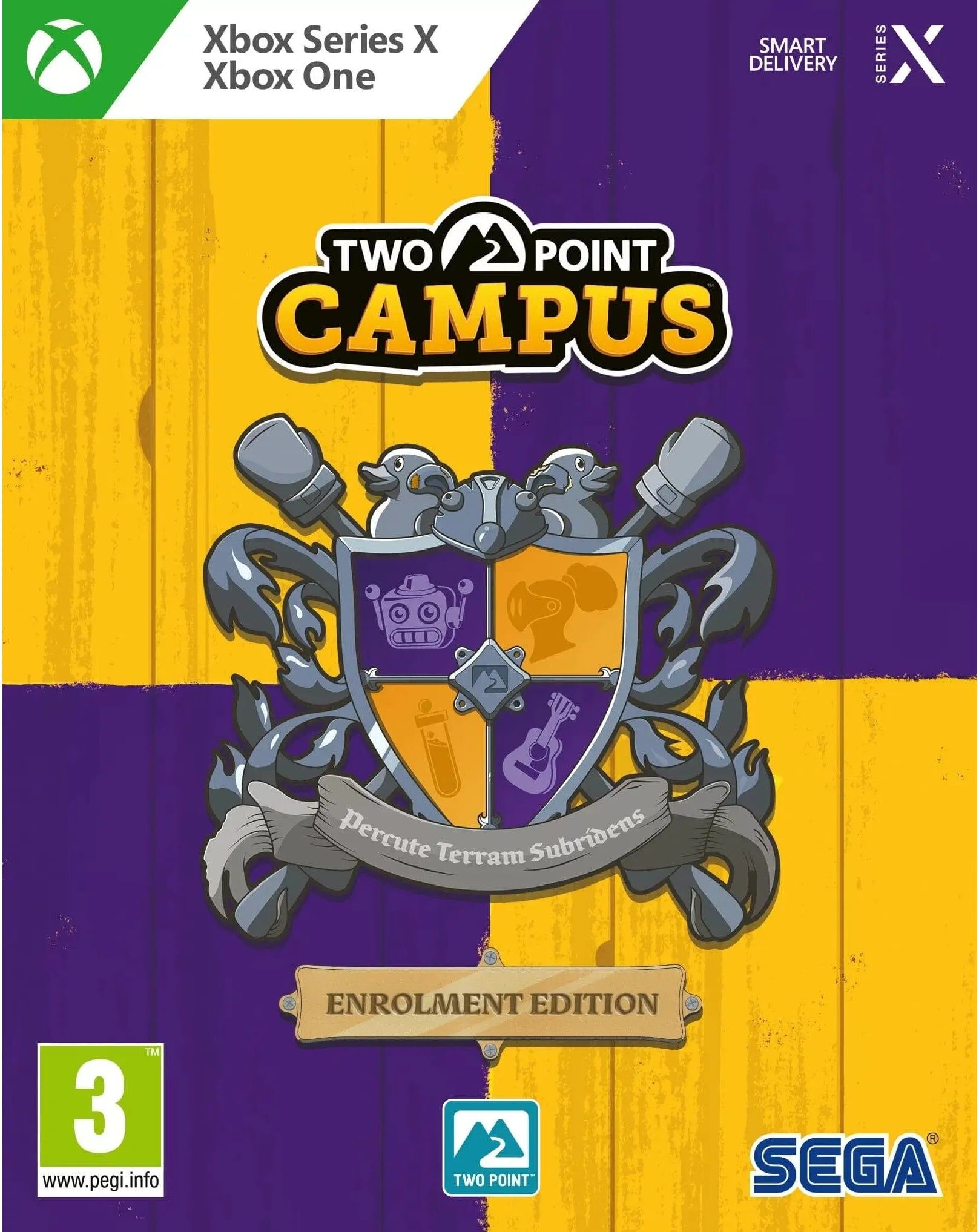Two Point Campus Enrolment Edition no DLC Xbox One & Series X Game, Used