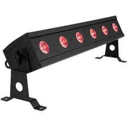Eurolite AKKU Bar-6 Entry QCL RGBW Leiste (8 W, LED), Scheinwerfer, Mehrfarbig
