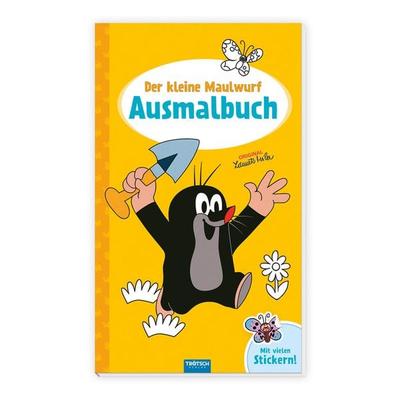 Trötsch Der kleine Maulwurf Ausmalbuch mit Stickern, Taschenbuch von , Trötsch Verlag GmbH & Co. KG, 978-3-9880229-2-9