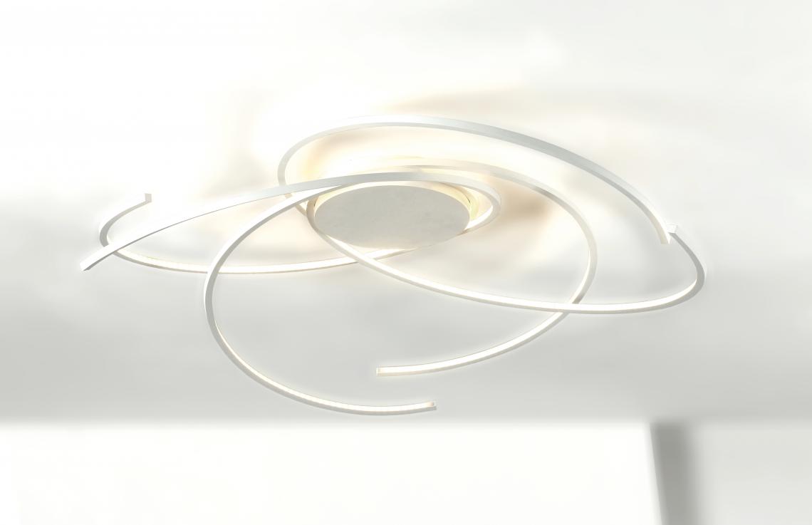 Escale LED-Deckenleuchte SPACE 80cm weiß 44480209 4011895432704