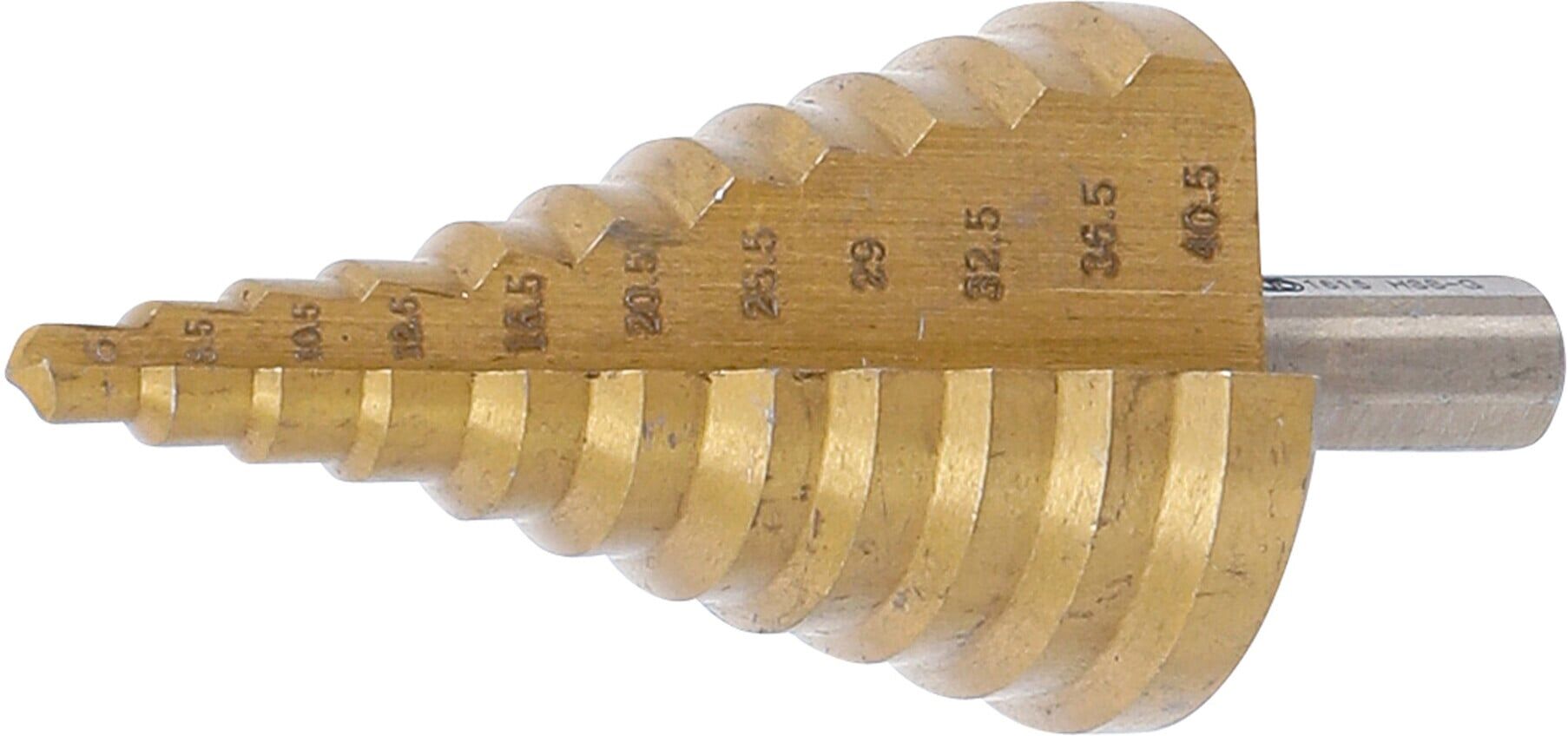 BGS Stufenbohrer titannitriert Ø 6 - 40,5 mm ; BGS technic (1615)