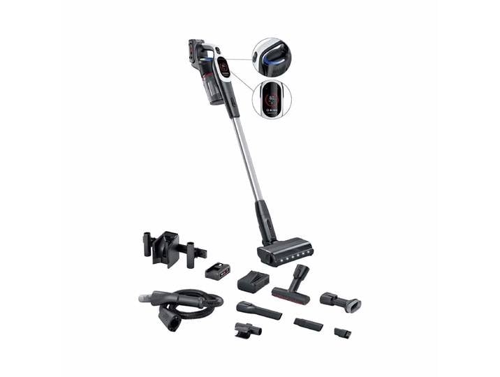 Bosch Unlimited Serie 9 Akkustaubsauger – Akku Staubsauger/Besenstaubsauger – weiss / grau