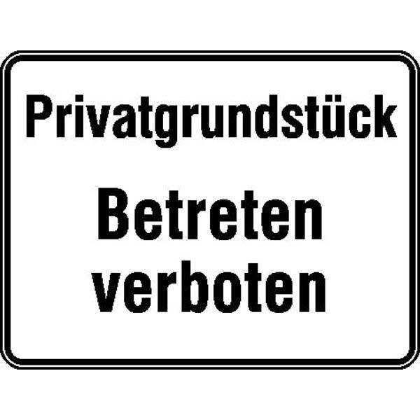 SafetyMarking® Hinweisschild "Betreten verboten" 33 x 25 cm 11.5303