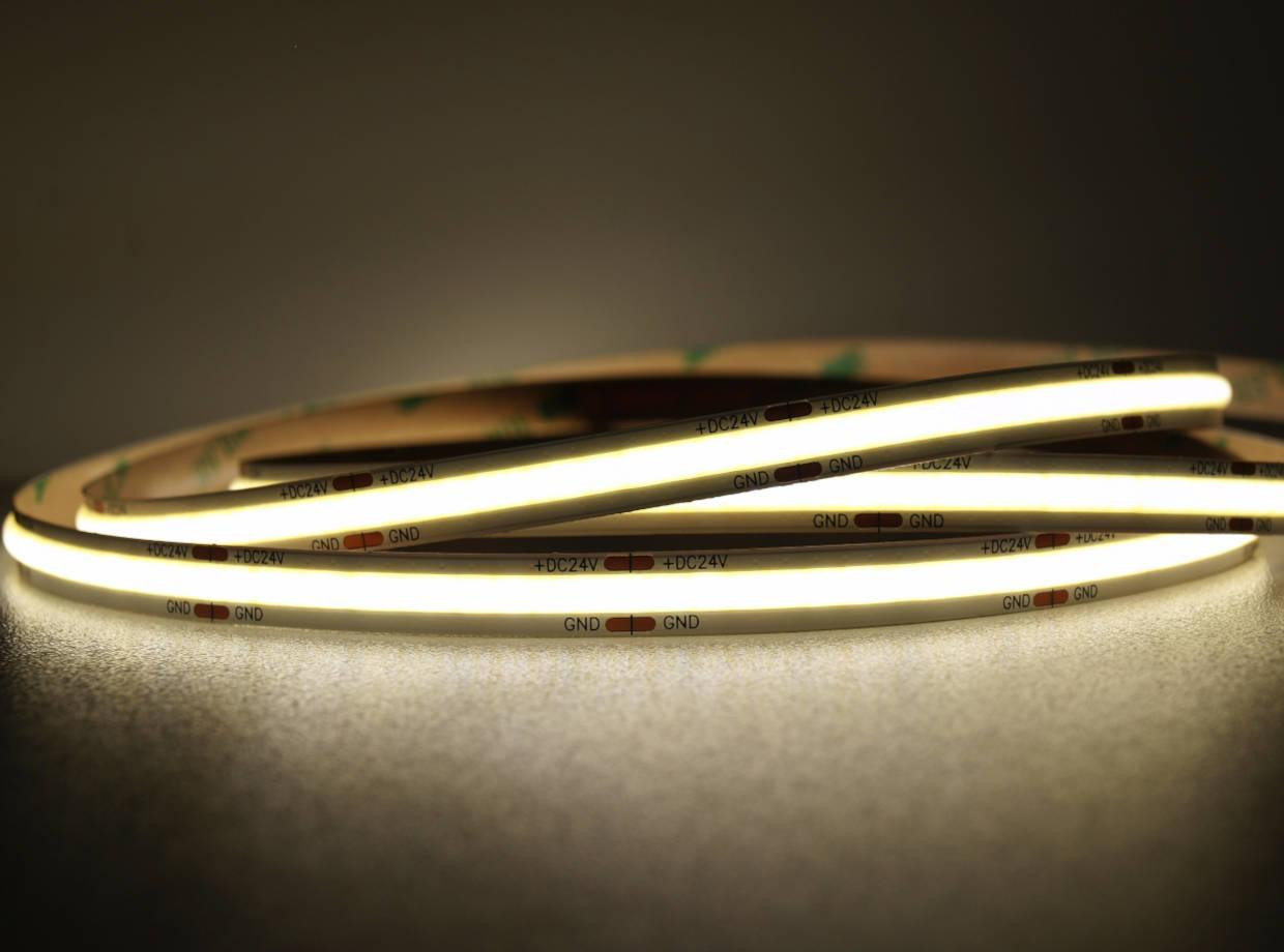 UQ Solutions Professionele COB LED-strip 12W Neutraal Wit 4000K 12V 5 meter