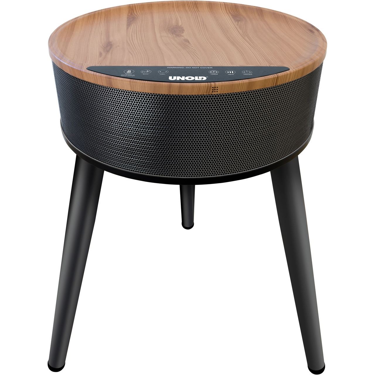Unold Heizlüftertisch Henry schwarz/holz 2.000 Watt