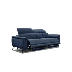 SOFA AVENA 3-Sitzer mit 2 Relaxfunktionen, dunkelblau