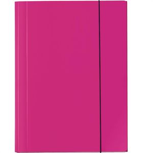 Veloflex Zeichenmappe Velocolor 4432371, pink, A3, Karton, 3 Einschlagklappen, Gummizug