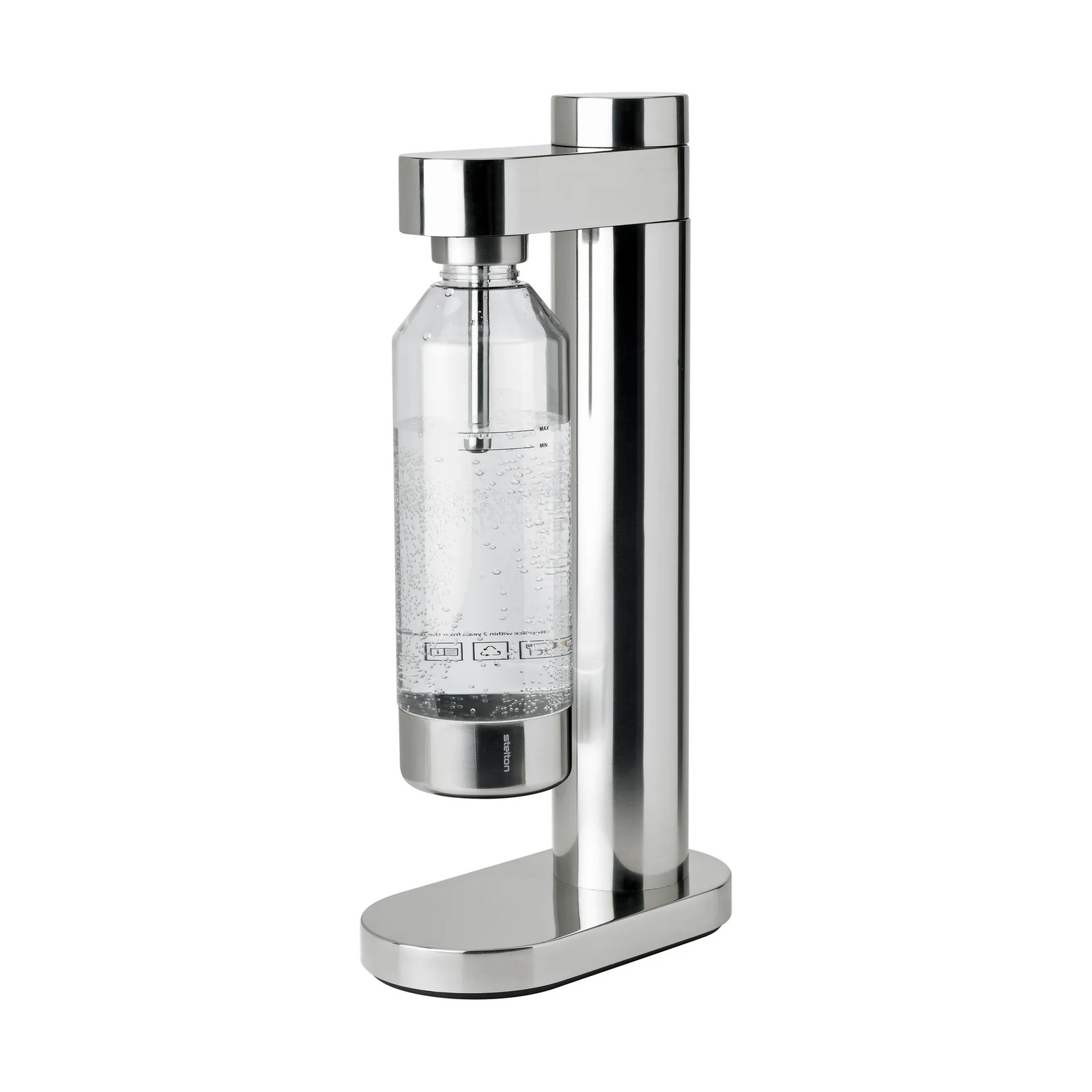 Stelton Brus bruiswatermachine in roestvrij staal
