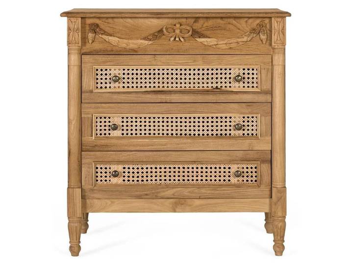 Commode Bellecour en teck\, 86 cm x 80 cm x 40 cm\, Giner y Colomer