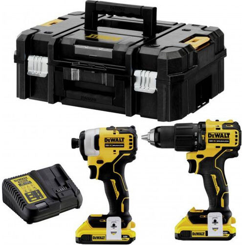 DeWALT DCK2062D2T Batterie combinée (18V/2x2,0Ah) TSTAK