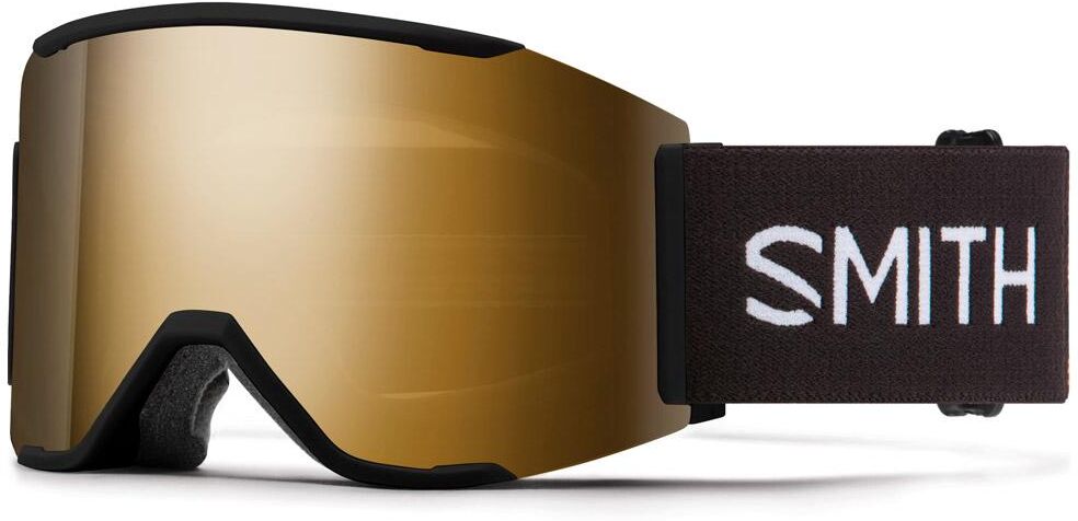 Smith  - Squad Mag Black Chromapop Sun Black Gold Mirror + Chromapop Storm Blue Sensor Mirror - Masque de Ski