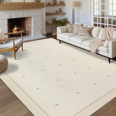 Garvee Modern Cross Pattern Area Rugs for Living Room Bedroom