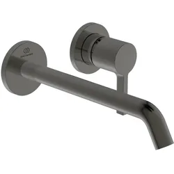 Ideal Standard Joy Wand-Waschtischarmatur Unterputz, Ausladung 220mm, A7379A5, Farbe: Magnetic Grey