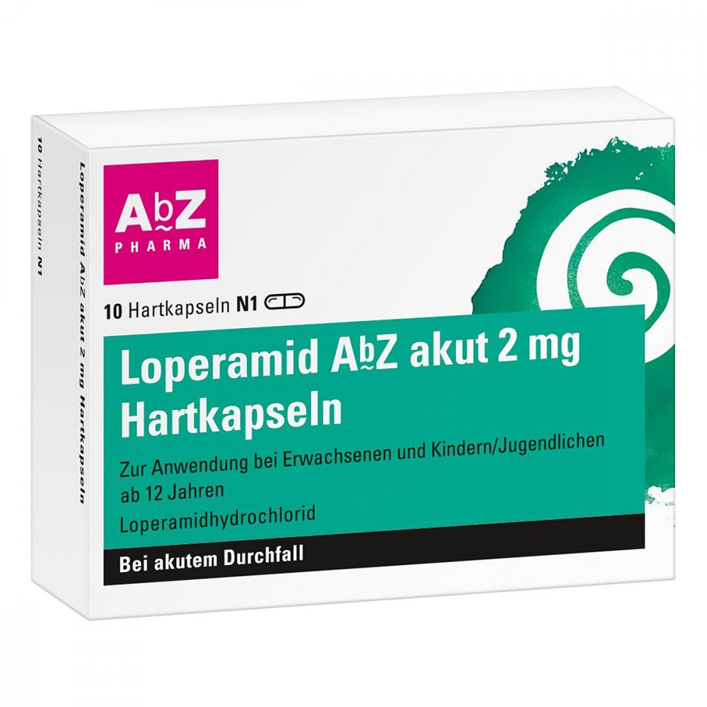 AbZ Pharma GmbH Loperamid Abz akut 2 mg Hartkapseln 16754333