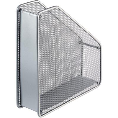 helit Stehsammler Mesh A4 Metall silber Packung mit 12 Stück