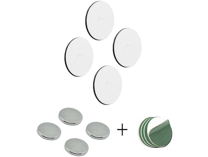 Magnet silwy Weiss 12 Stk - Magnet