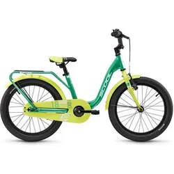 SCOOL 18 Zoll Kinderfahrrad S'COOL niXe 18-1S, Größe 110–125 cm in Grün Grün