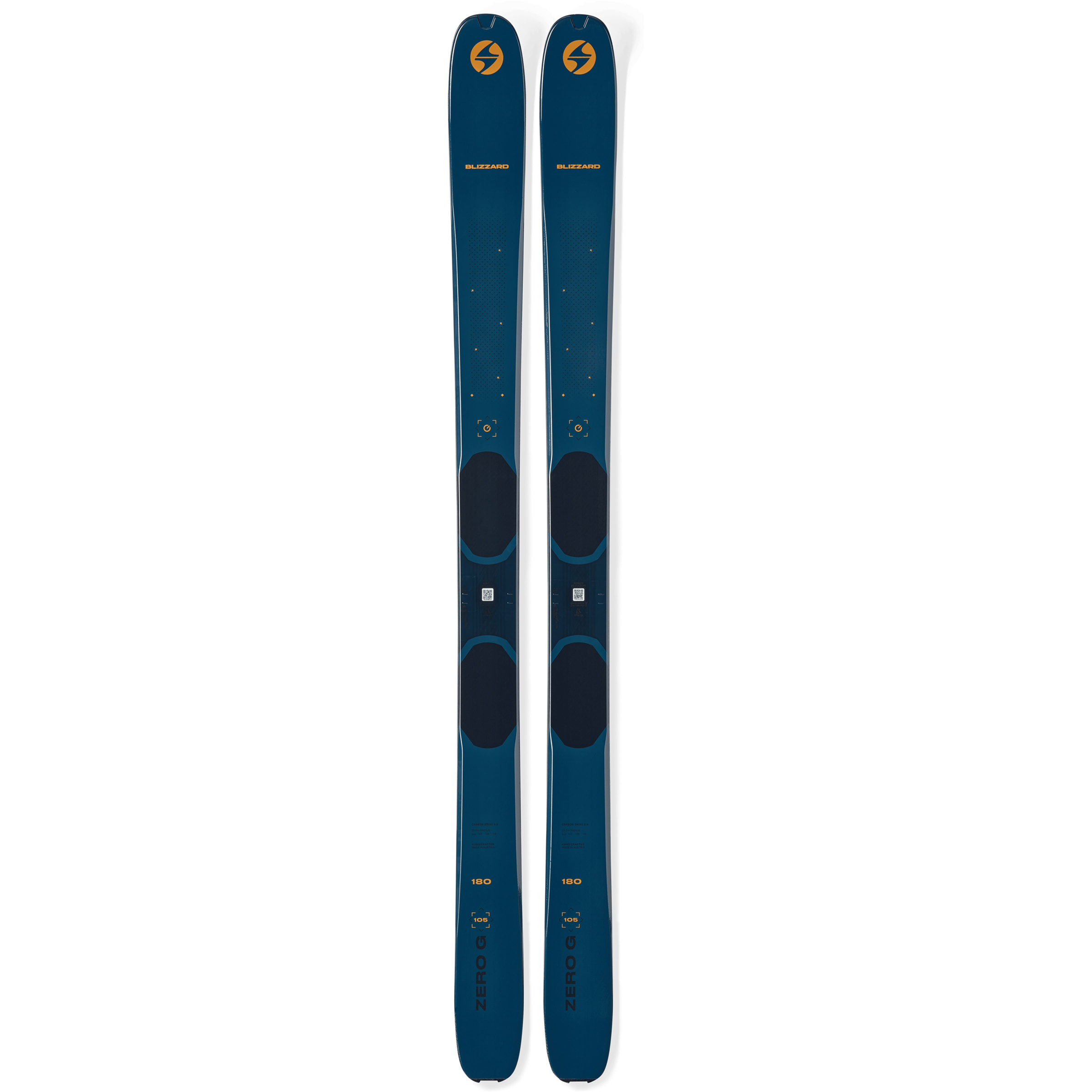 Blizzard Zero G 105 Flat Tourenski 26/27 Tourenski blau Größe 164CM Trekking