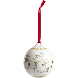 Arabia Finland Mumins Weihnachtskugel Gift of love 80 mm
