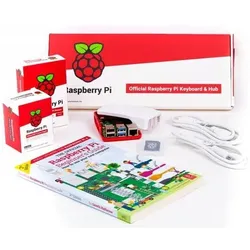 Raspberry Pi Official Kit Desktop PI4/4GB French version, Entwicklungsboard + Kit