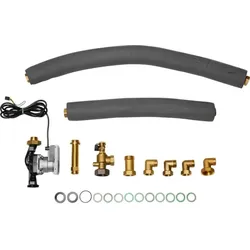 Bosch Speicher-Anschlussgruppe 8718588480 mit Speicherladepumpe, Speicher rechtsstehend