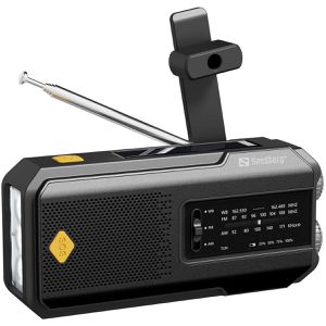 Sandberg Radio Survivor Radio All-in-1 2000, Akku, Kurbel, schwarz