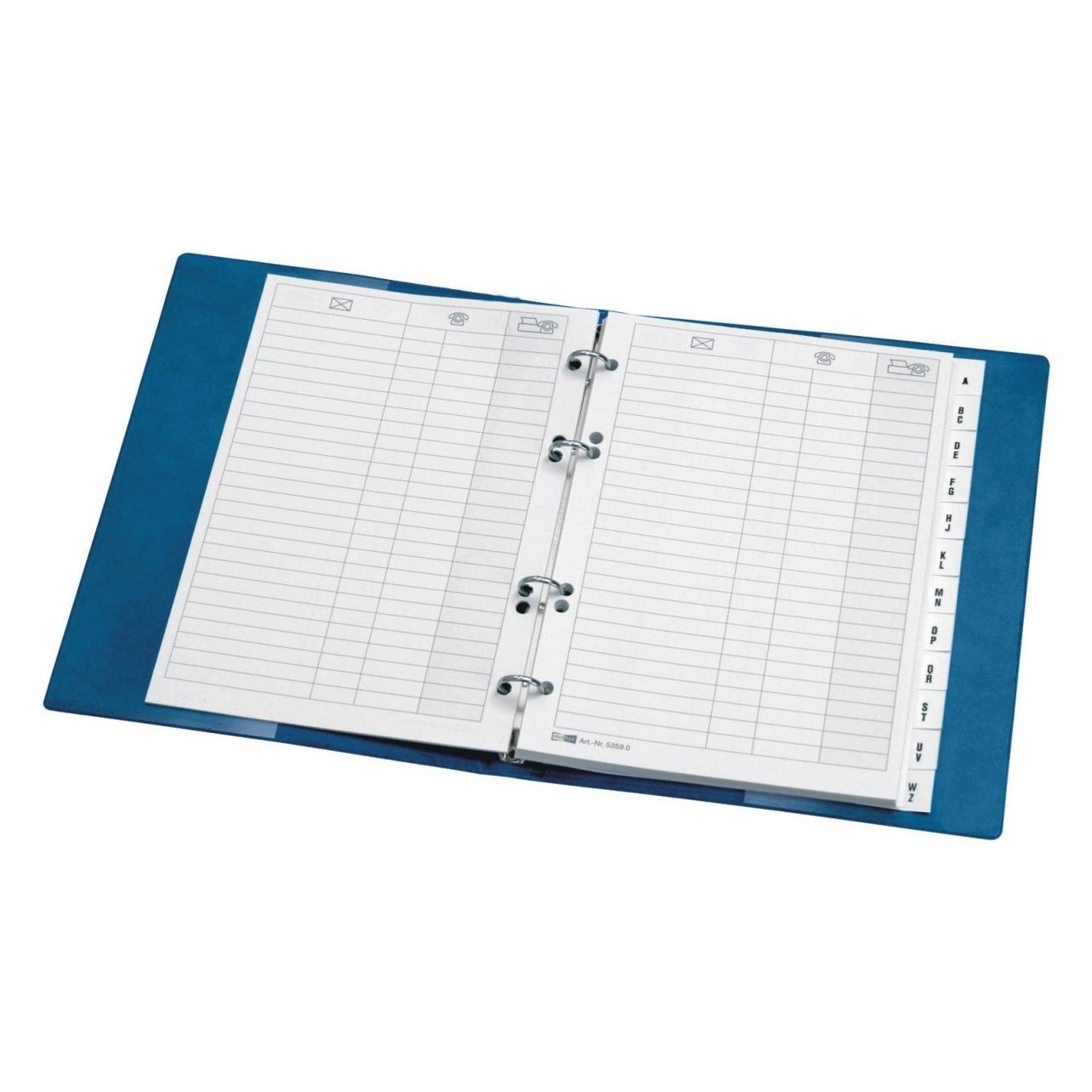 Magni 5359000 - Karton-Ersatzeinlage DIN A5, mit 25 Blatt, für Telefonringbücher (A5, 1 Stk.) (5359000)