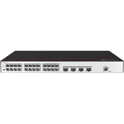 Huawei S5735-L24P4S-A-V2 + S57XX-L SERIES BASIC SW PER DEVICE (28 Ports), Netzwerk Switch, Schwarz, Silber, Weiss