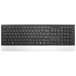 MediaRange MROS105-YU Tastatur Maus enthalten Heimbüro RF Wireless QWERTZ Schwarz, Silber