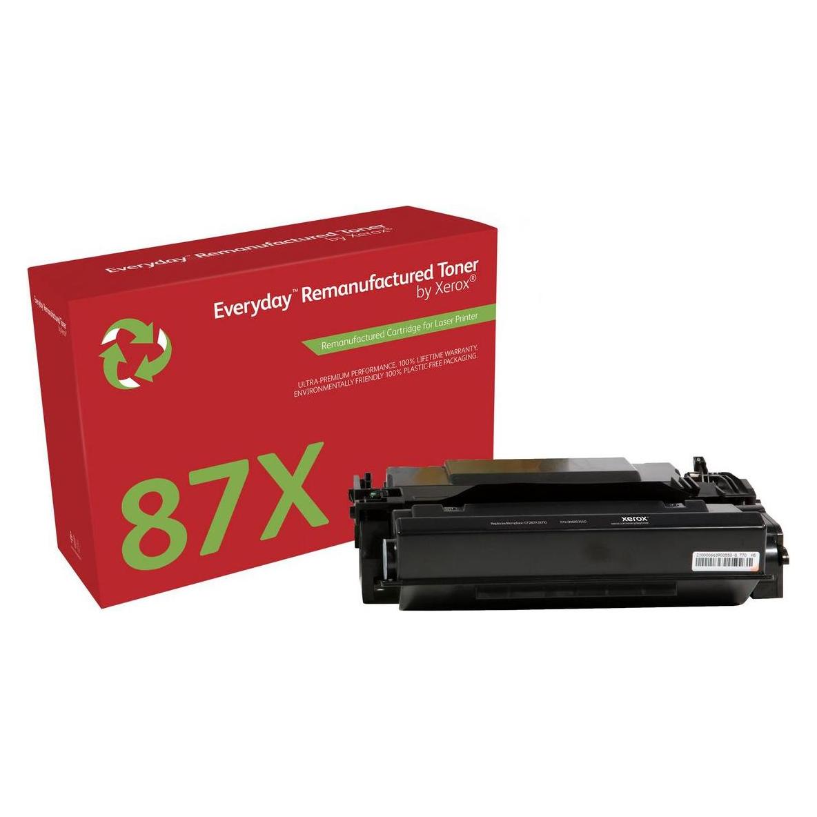 Xerox Black toner cartridge. Equivalent to HP HP 87X. geeigner für HP ENTERPRISE M506, LaserJet (006R03550)