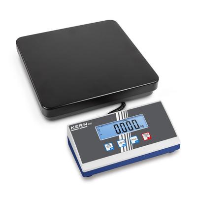 Kern Plattformwaage. Wägebereich bis max. 150kg Ablesbarkeit 50g. Mit Netzteil und Batterien.
