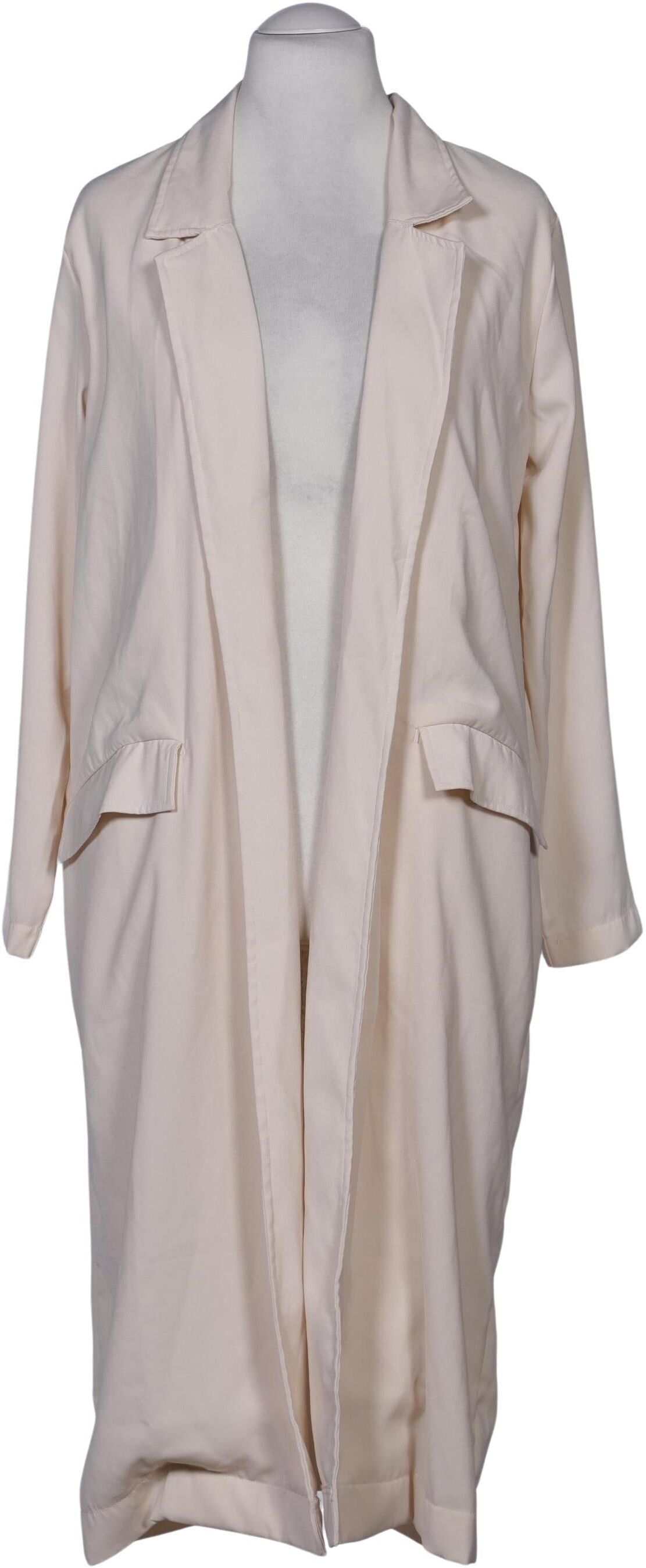 asos Damen Mantel, Beige, Gr. EU 38, Synthetik - Second Hand