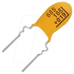 T350 10U 25 - Tantal, bedrahtet, 10μF, 25V, 125°C