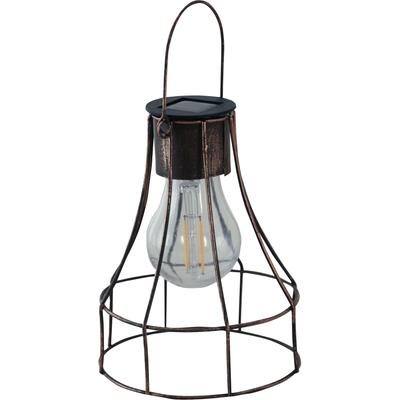 LUXFORM Hängeleuchte "Solar-Hängeleuchte - Dortmund - LED", braun (bronze), 1 Stk., Leuchten, Dekorative Pendelleuchte, Hängeleuchte