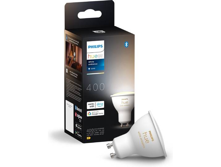 Philips Hue LED lamp - GU10 fitting - bevat 1 lamp - aanpasbaar wit licht - slimme verlichting
