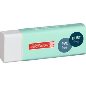 Brunnen Radiergummi Colour Code Dust Free, mint, für Bleistifte, weiß, Kunststoff