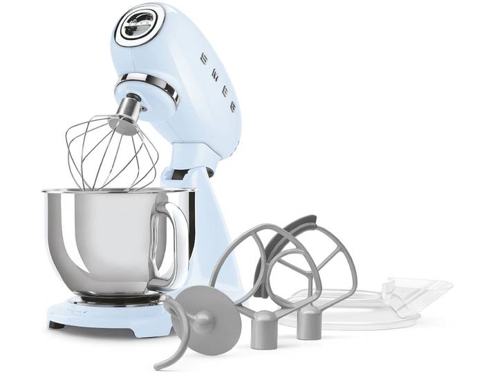 SMEG Küchenmaschine SMF05 , blau (pastellblau), B:40,5cm H:37,8cm T:22,1cm, Küchenmaschinen, Küchenmaschine