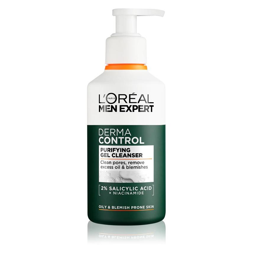 L'Oréal Paris Men Expert Derma Control Purifying Gel Cleanser (Reinigungsgel, 260 ml) (3600524202637)
