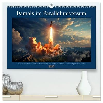 Damals im Paralleluniversum (hochwertiger Premium Wandkalender 2027 DIN A2 quer), Kunstdruck in Hochglanz
