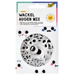 folia Wackelaugen Set »BIG BOX MIX« 200 Stück