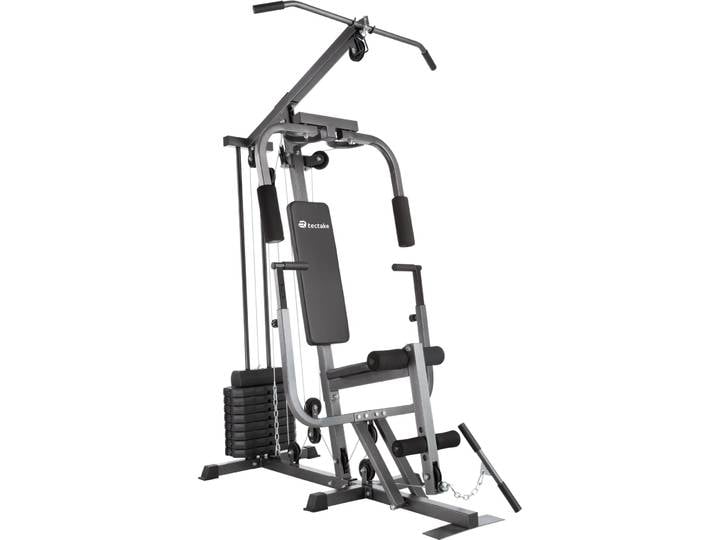 Station de Musculation Banc Appareil Complet Chest Press - noir