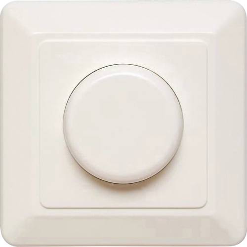 Ehmann T39.07 Unterputz Dimmer Geeignet für Leuchtmittel: LED-Lampe, Energiesparlampe, Glühlampe, Halogenlampe Weiß