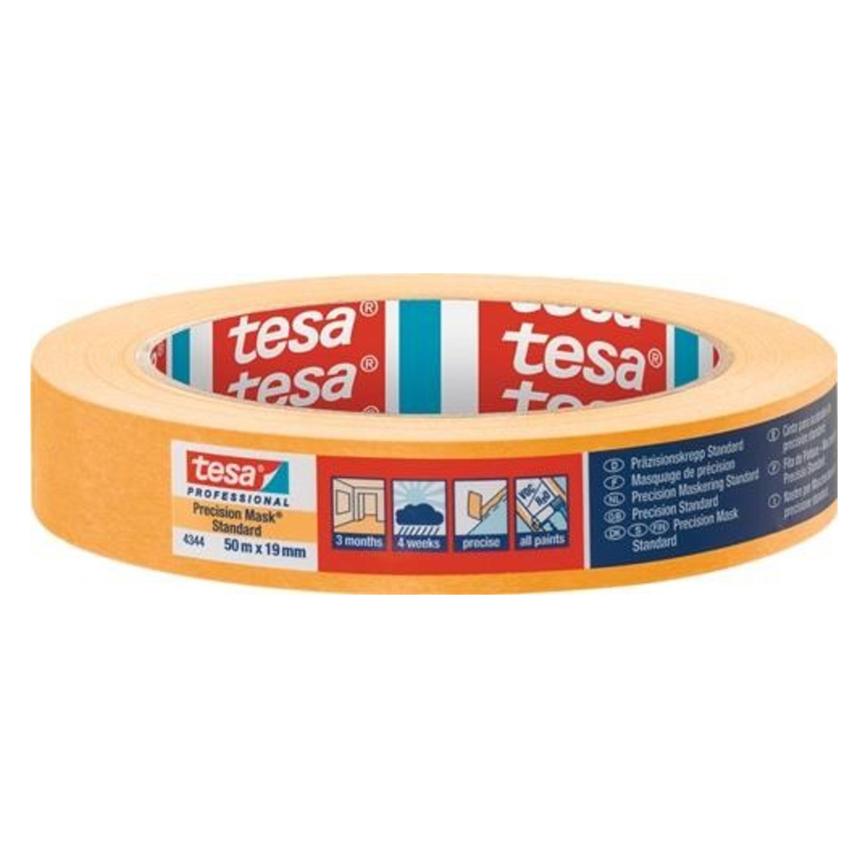 tesa Präzisionkrepp Standard 50m:19mm (19 mm) (04344-00004-00)