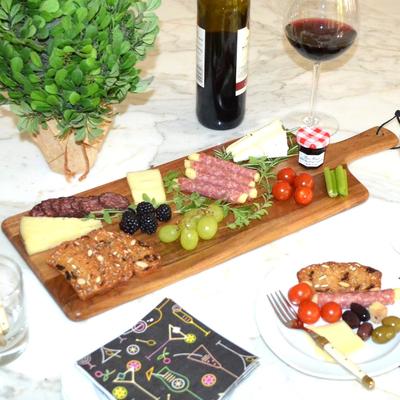 Picnic at Ascot NCAA TexasUniversity at Austin Longhorns Bamboo Cheese & Charcuterie Board