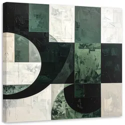 LEINWANDBILD 3D und geometrisch 30x30cm