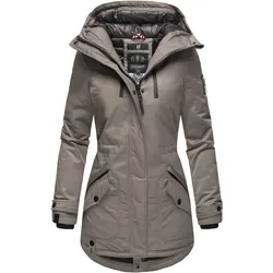 NAVAHOO Damen sportlicher Wintermantel Winter Kurzmantel mit Kapuze Avrille