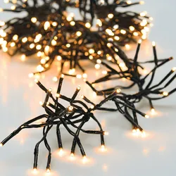 Büschel Lichterkette LED WARMWEISS 8 Funktionen Memory innen & außen IP44 versch. Größen