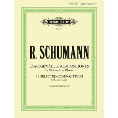 12 Selected Compositions for Cello & Piano, Geheftet von , Faber Music