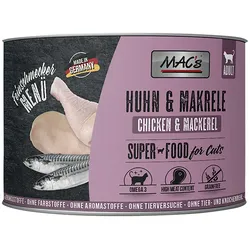 MAC ́s CAT Feinschmecker Huhn und Makrele 6x200 g